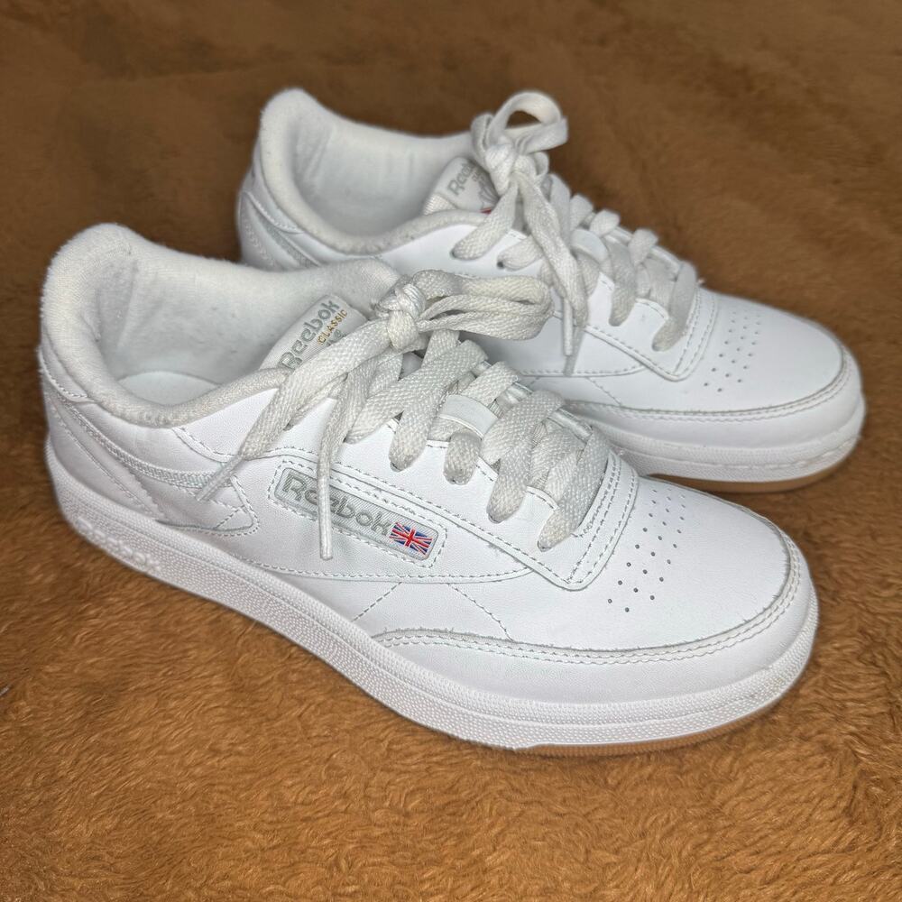 Reebok Club C White/Gum Size 4